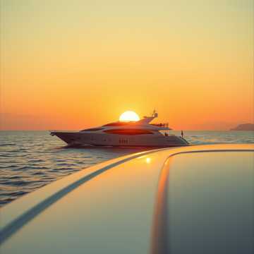 Luxury yacht 